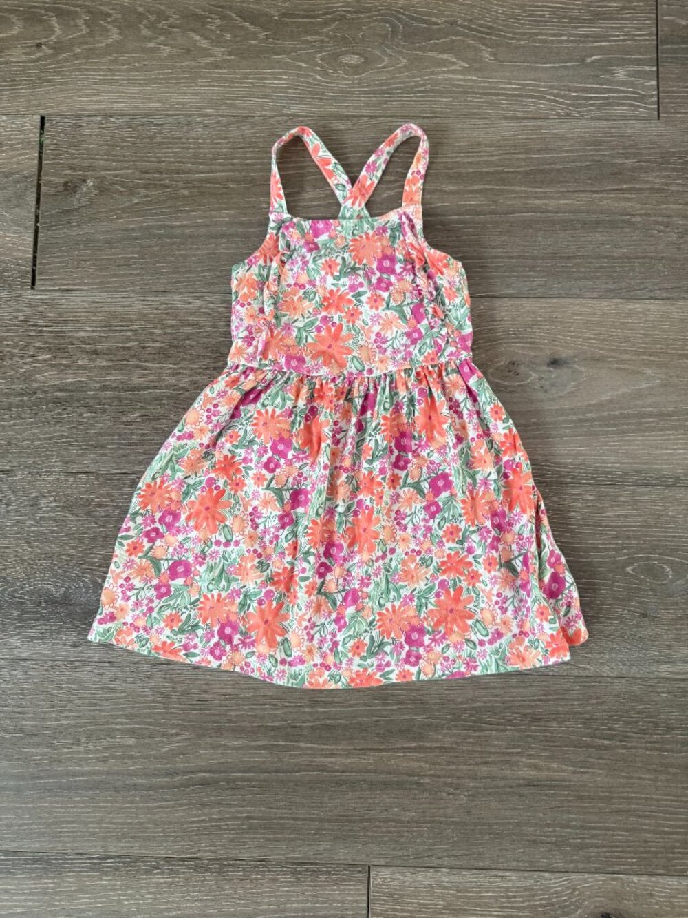 Carter's Girls Floral Cross-Back Sundress Size 4T